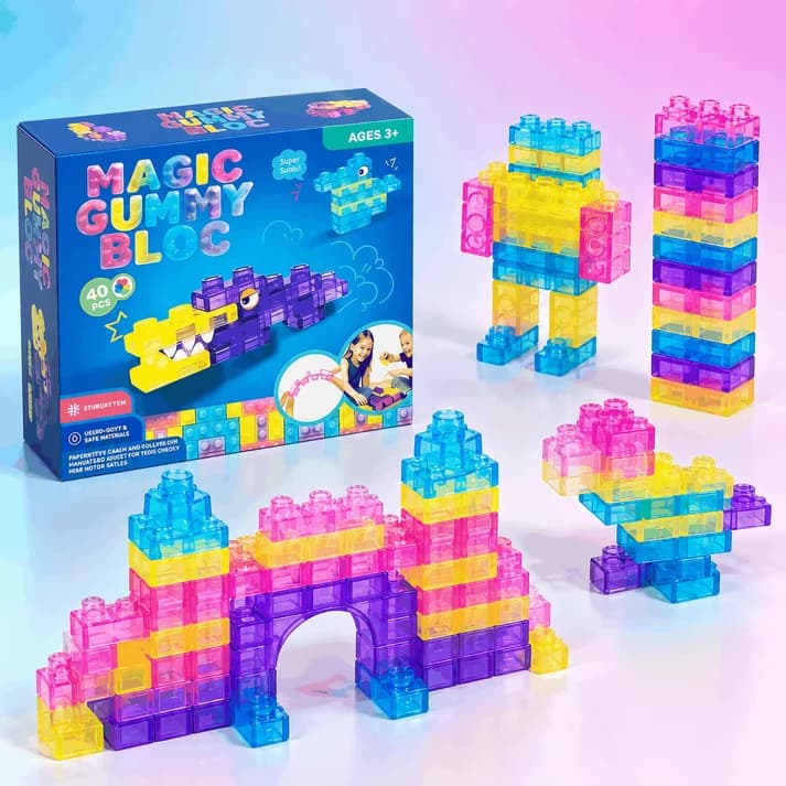 Jelly Blocks - Magiczne Gumowe klocki
