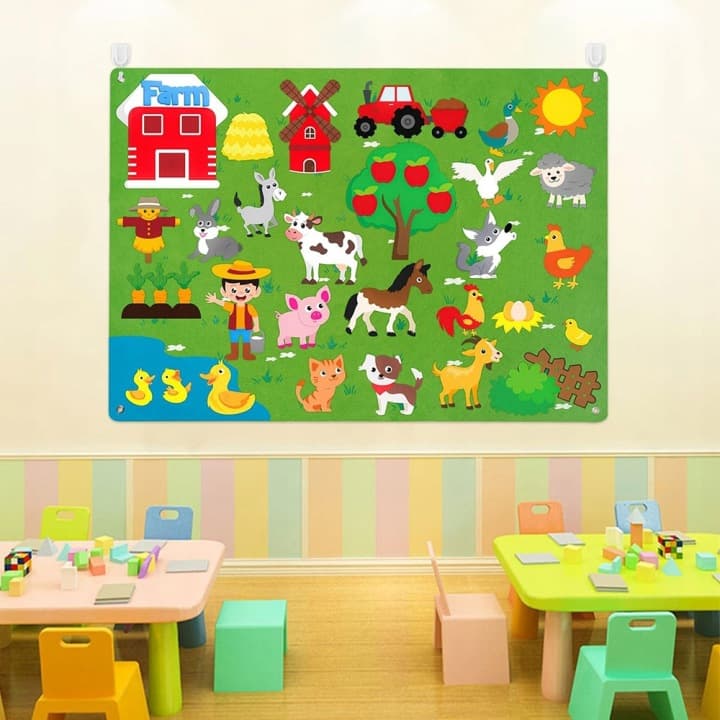 Edu Matt™ - Edukacyjna mata filcowa Montessori