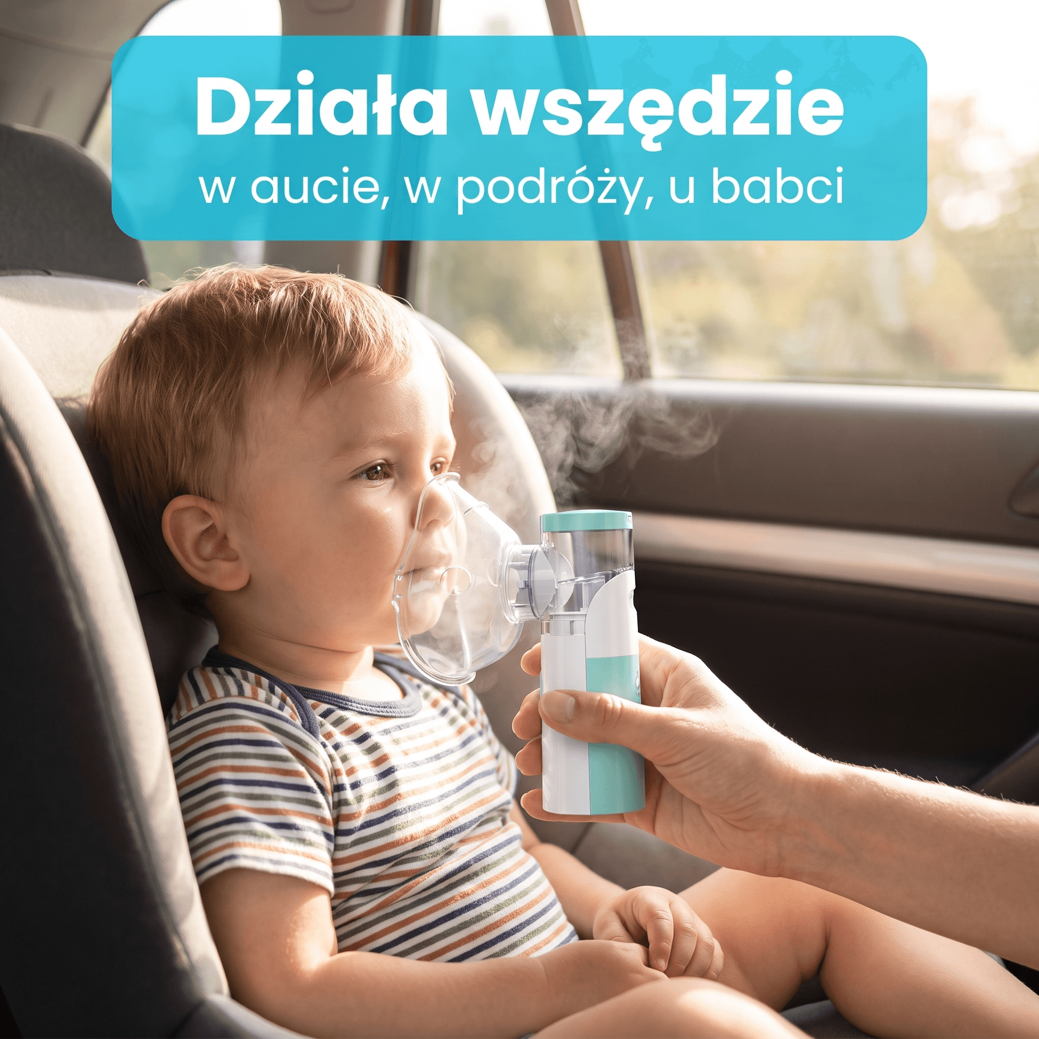 NEBI™ 2.0 – cichy inhalator siateczkowy dla dzieci i całej rodziny