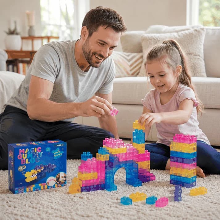 Jelly Blocks - Magiczne Gumowe klocki
