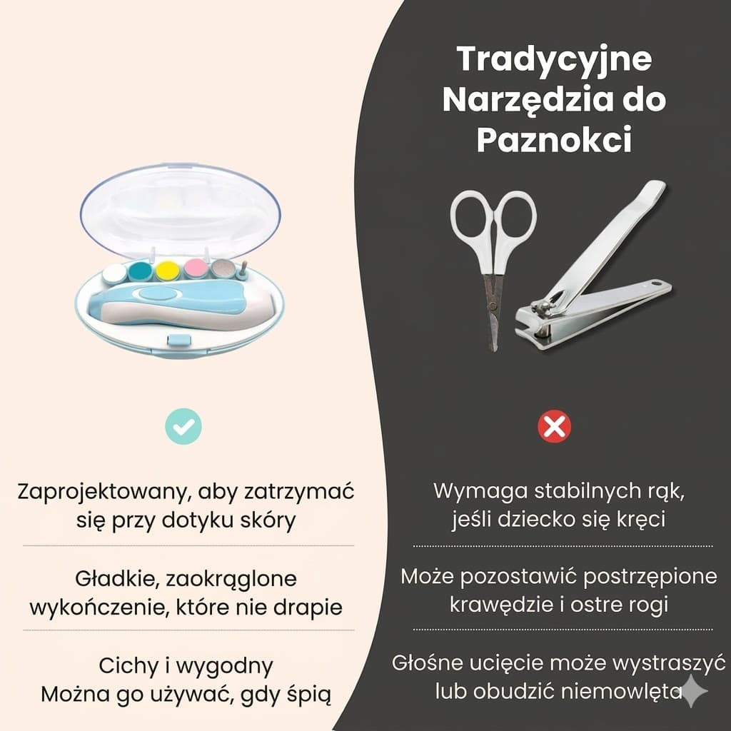 Pożegnaj ostre cążki i stres – postaw na bezpieczny pilnik! ✨