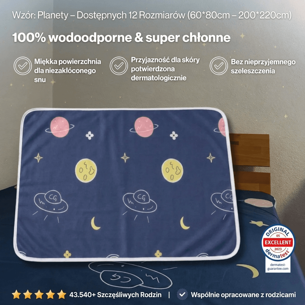 Bezpieczne Noce™ – Mata na materac klasy premium